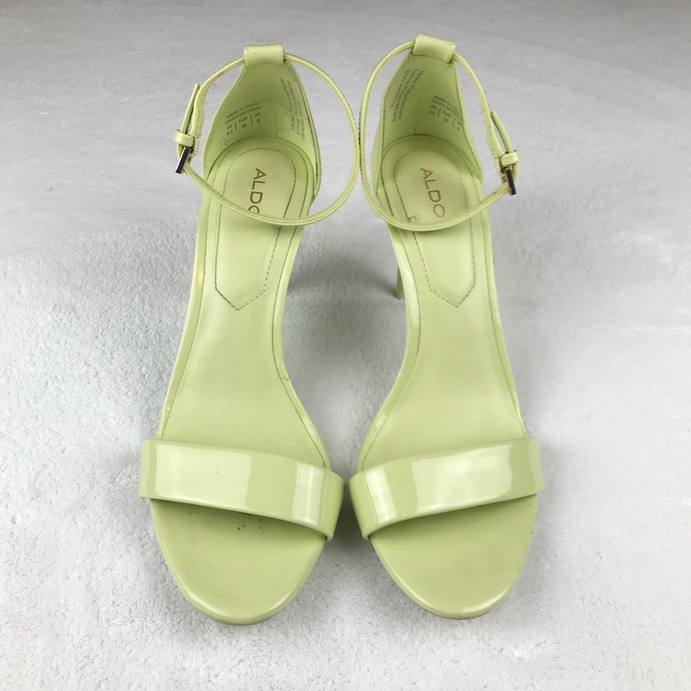 Aldo patent leather sandals